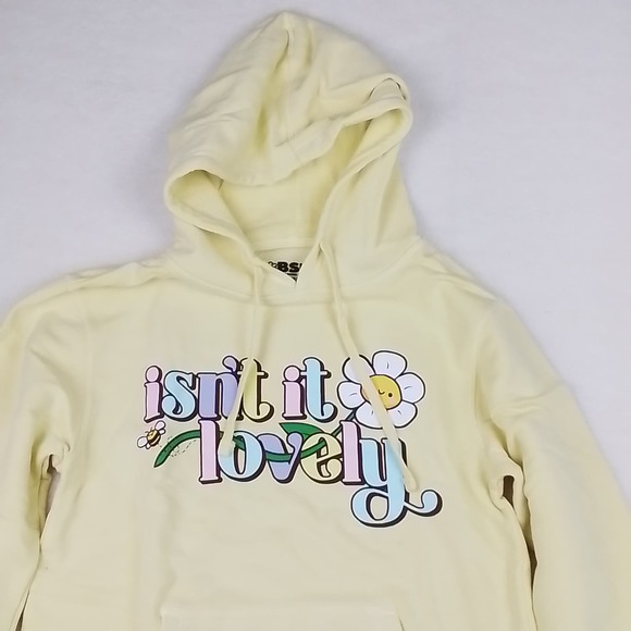 NIP REVOLVE BSR Samii Ryan Isn't it Lovely Hoodie Size Small in Yellow - Picture 6 of 10